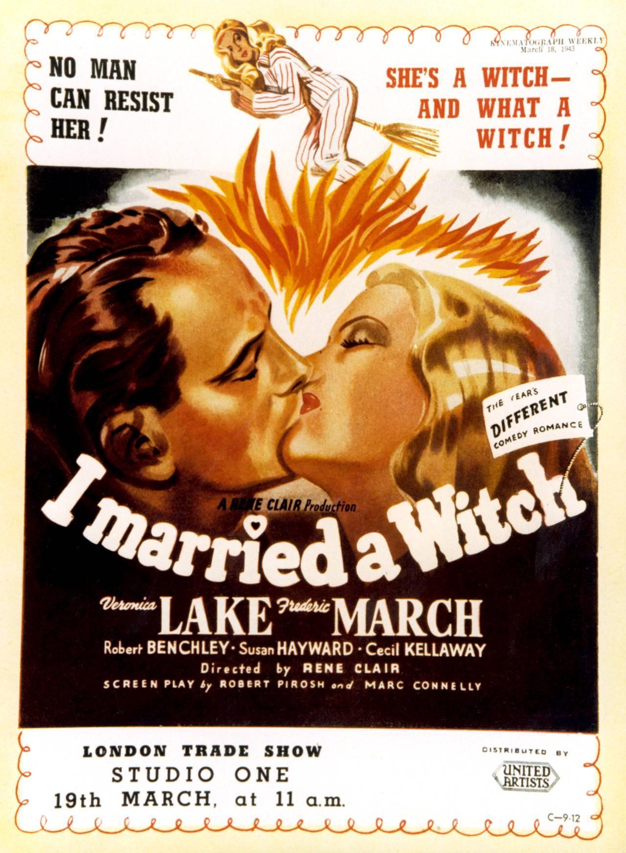 Постер фильма Я женился на ведьме | I Married a Witch