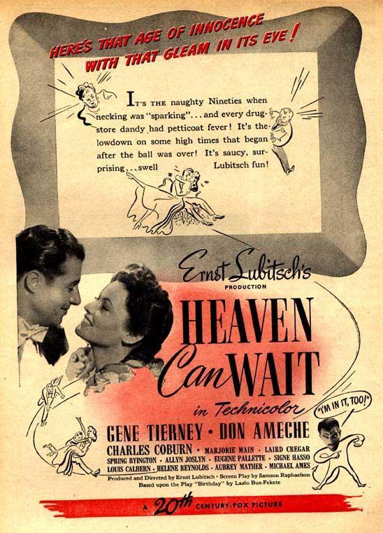 Постер фильма Небеса могут подождать | Heaven Can Wait