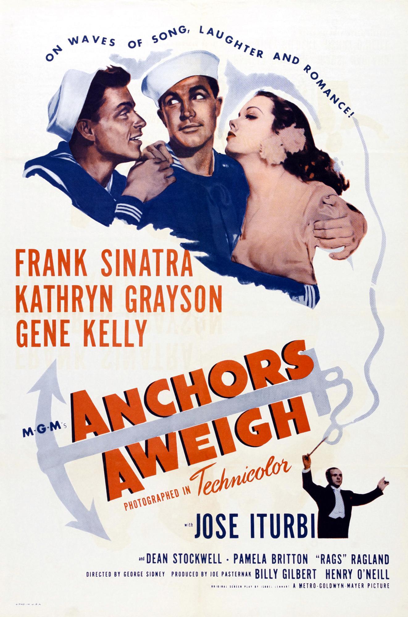 Постер фильма Поднять якоря | Anchors Aweigh