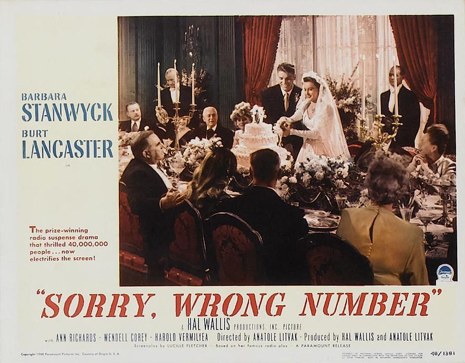 Постер фильма Извините, вы ошиблись номером! | Sorry, Wrong Number