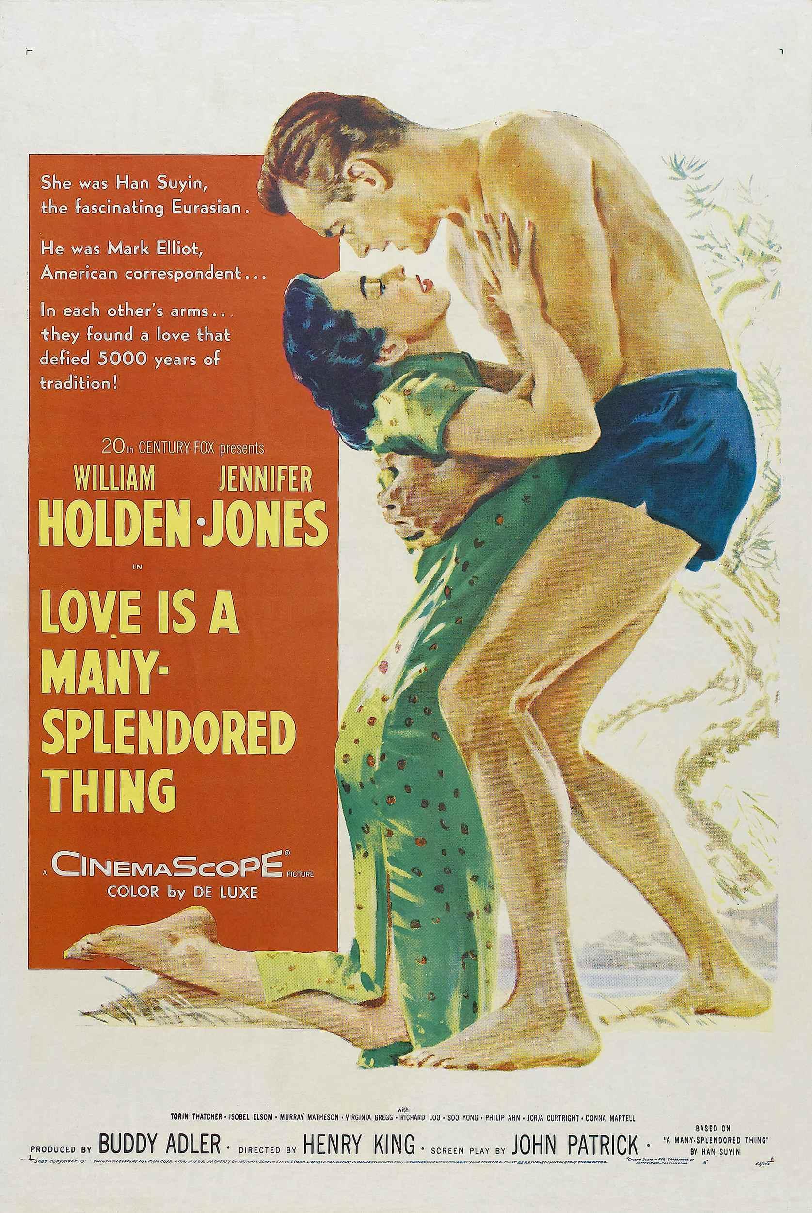 Постер фильма Любовь — самая великолепная вещь на свете | Love Is a Many-Splendored Thing