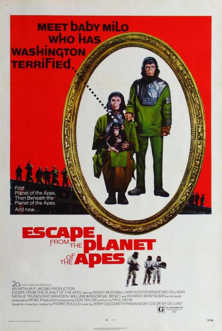 Постер фильма Бегство с планеты обезьян | Escape from the Planet of the Apes