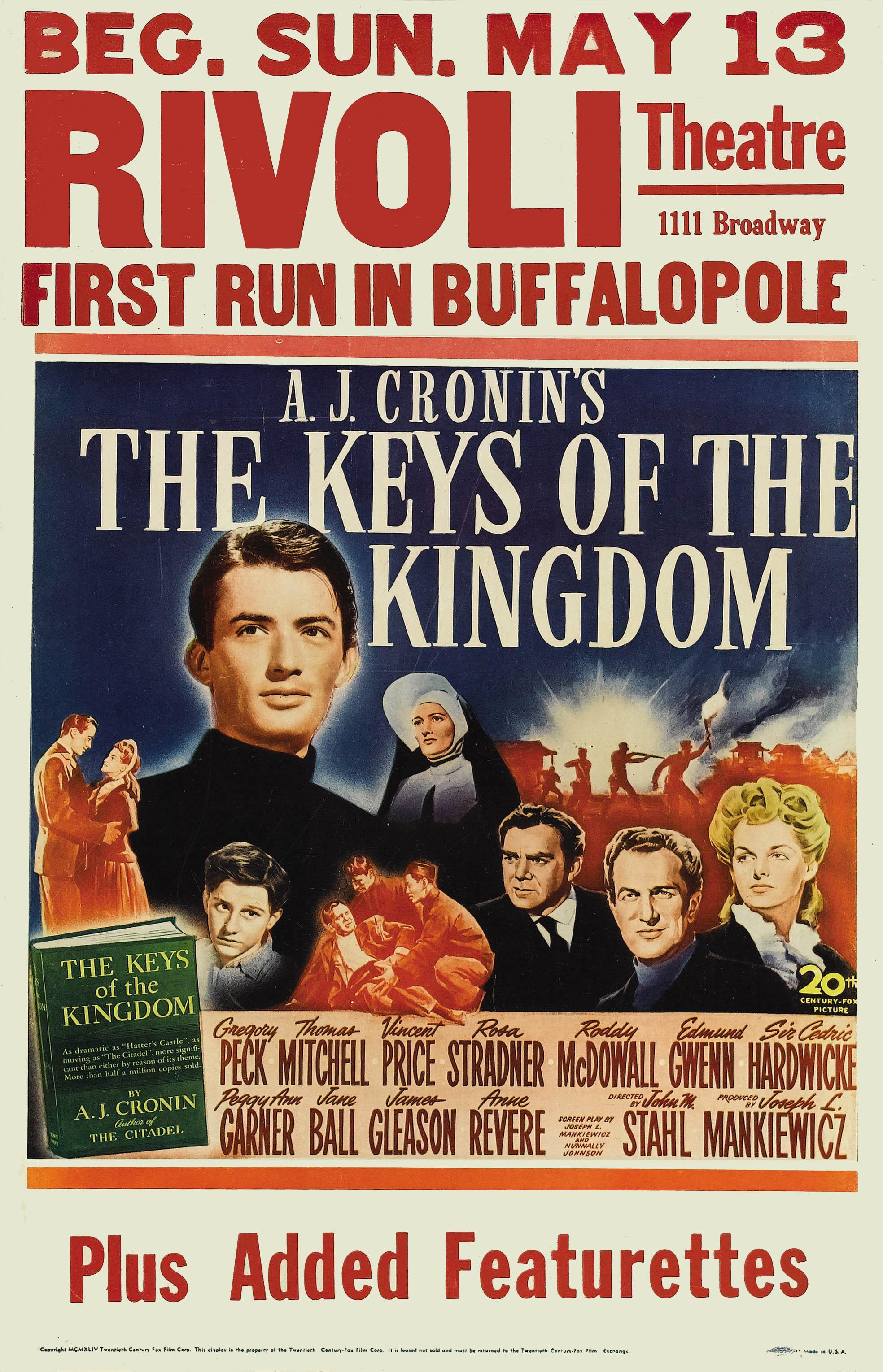 Постер фильма Ключи от царства небесного | Keys of the Kingdom