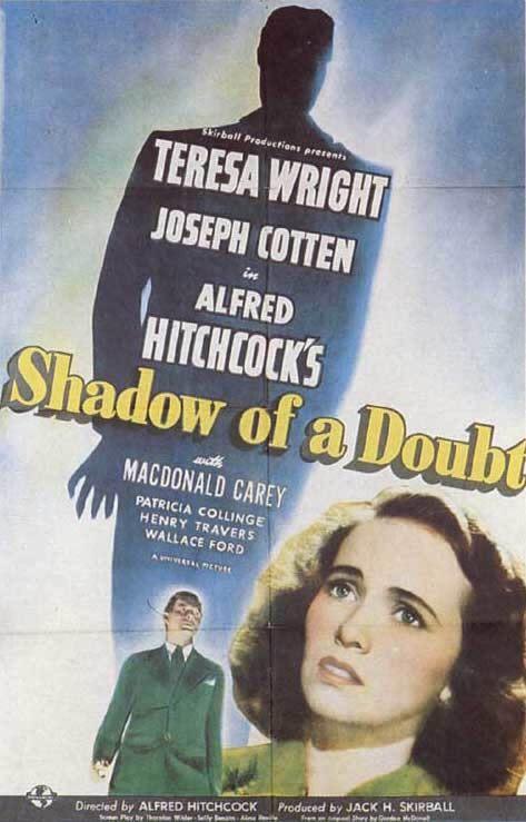 Постер фильма Тень сомнения | Shadow of a Doubt