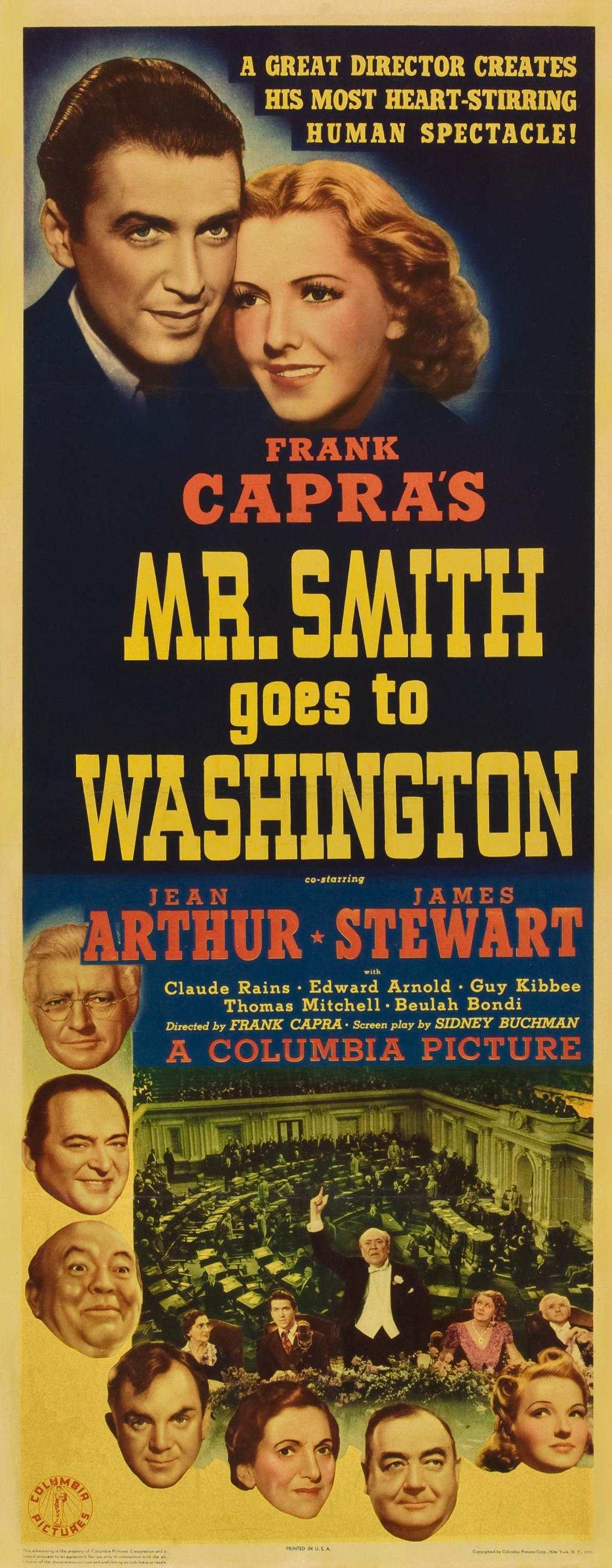 Постер фильма Мистер Смит едет в Вашингтон | Mr. Smith Goes to Washington