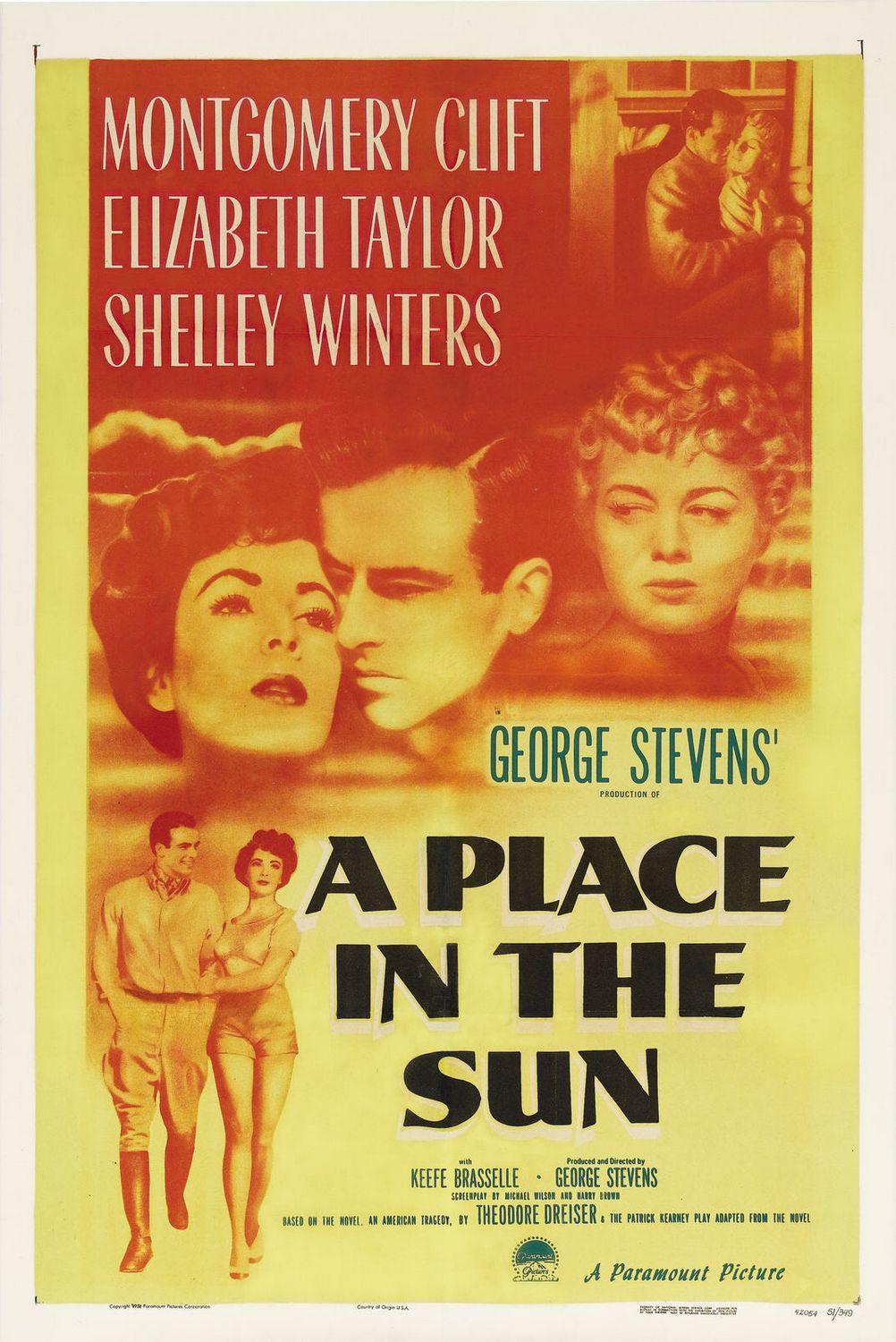 Постер фильма Место под солнцем | Place in the Sun