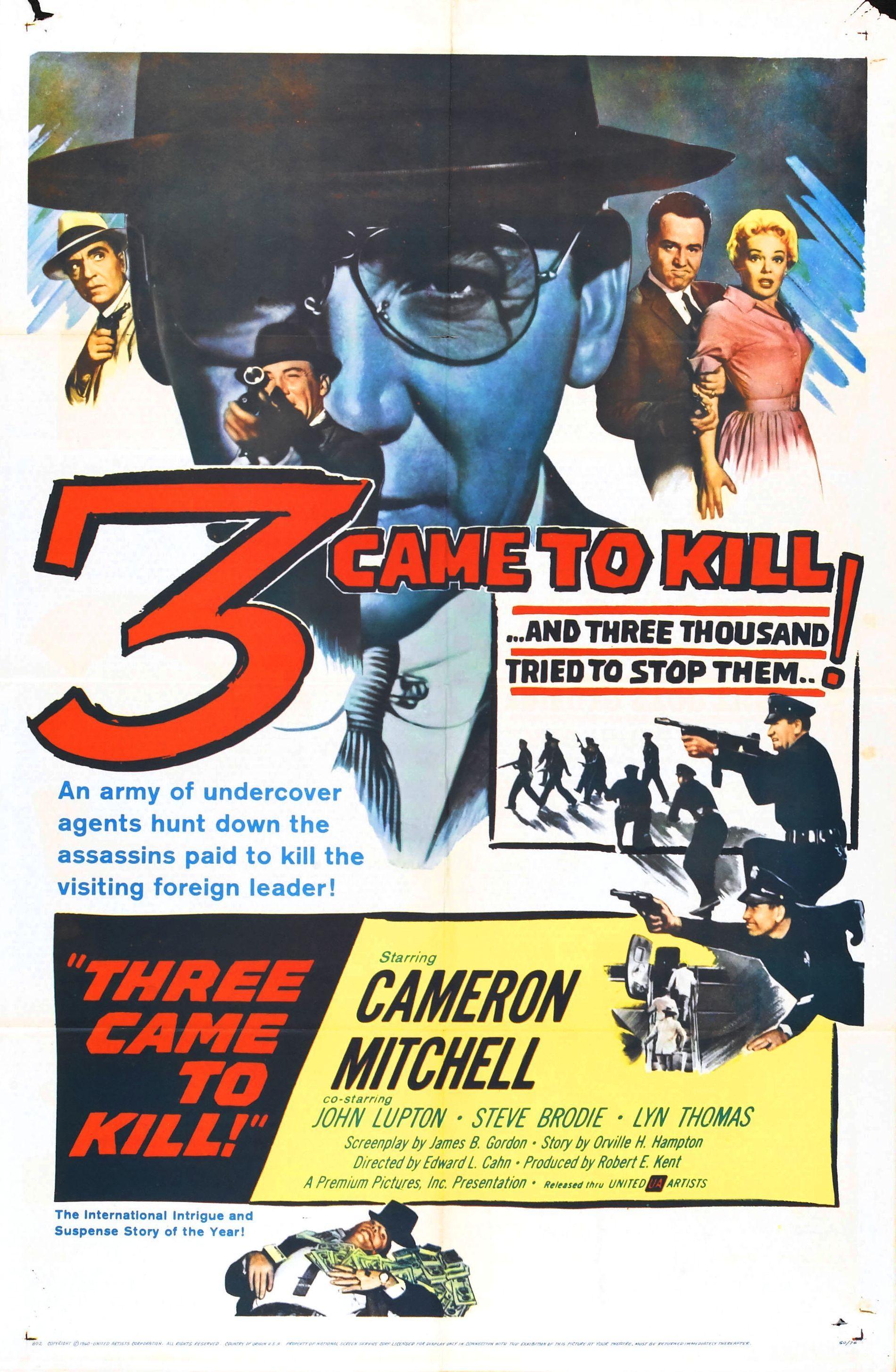 Постер фильма Three Came to Kill