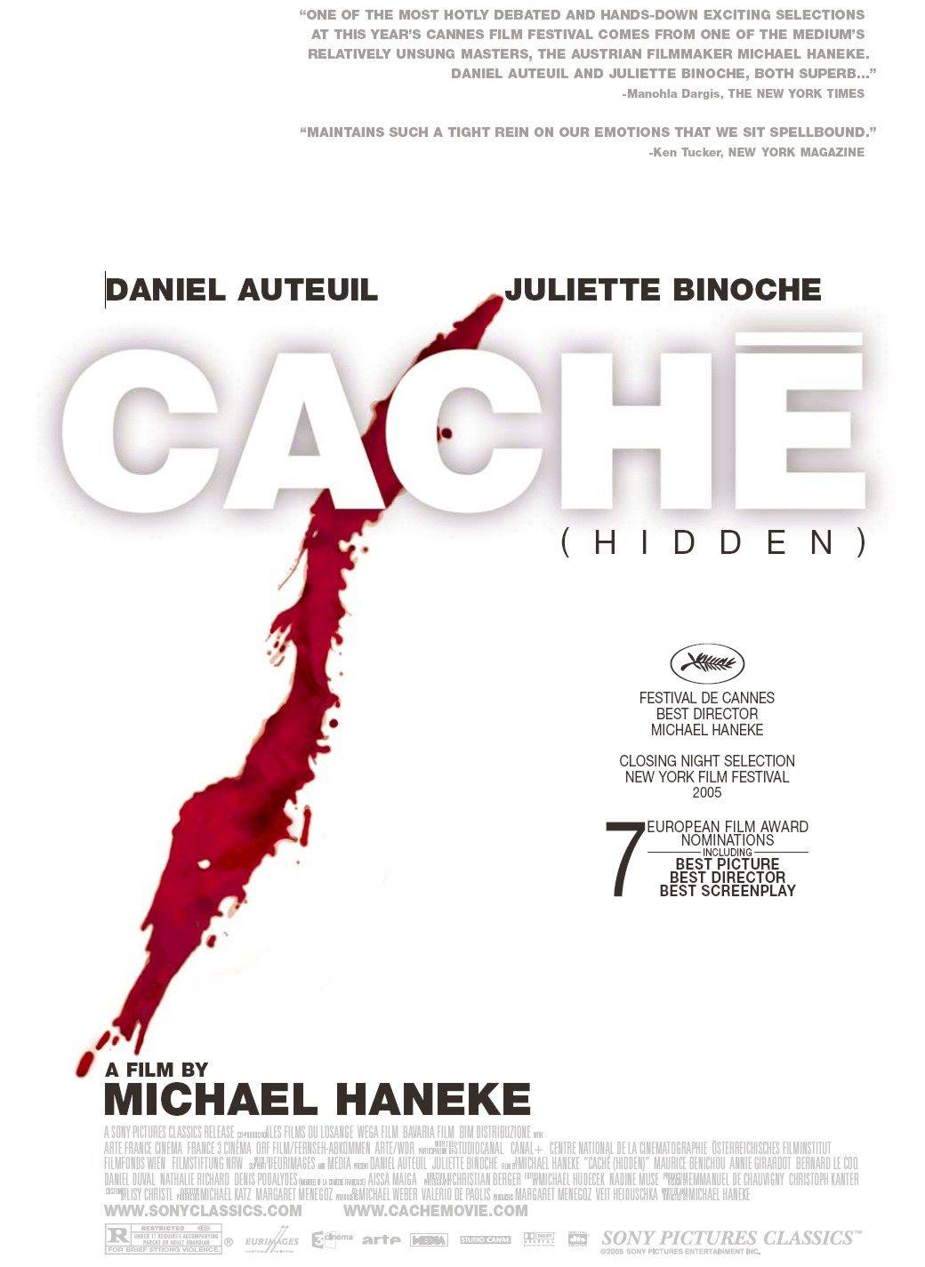 Постер фильма Скрытое | Caché