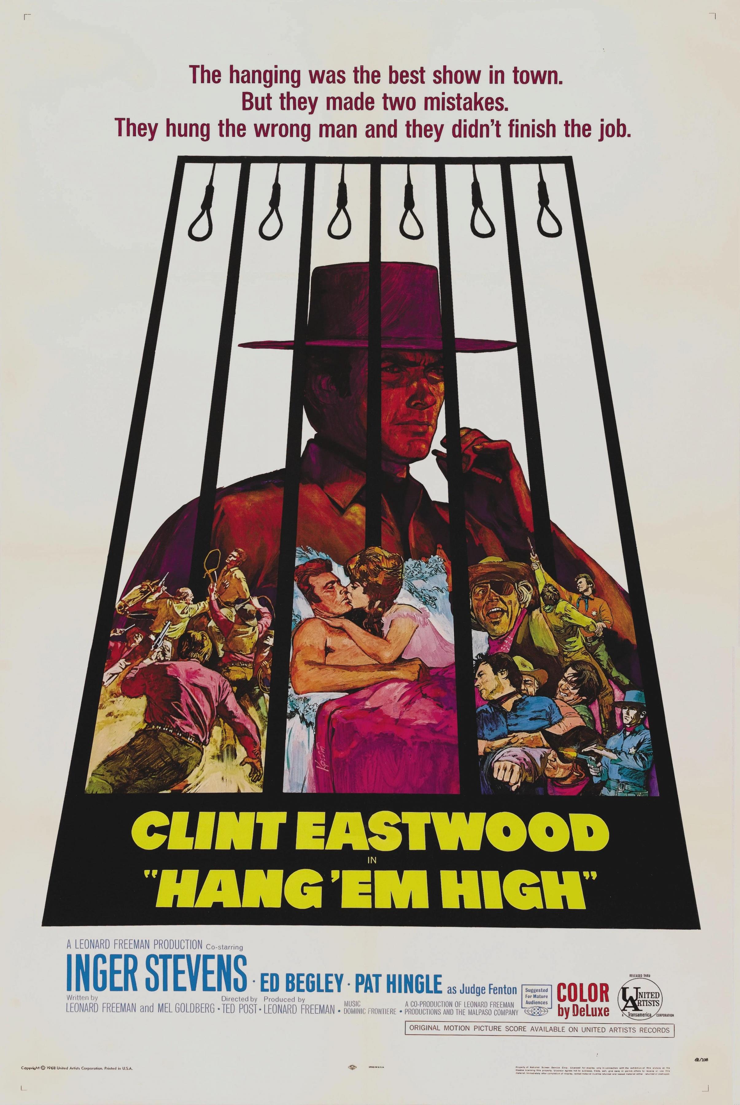 Постер фильма Вздерни их повыше | Hang 'Em High