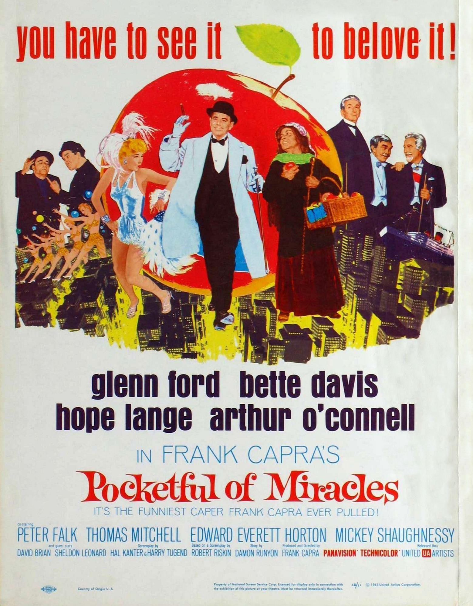 Постер фильма Пригоршня чудес | Pocketful of Miracles