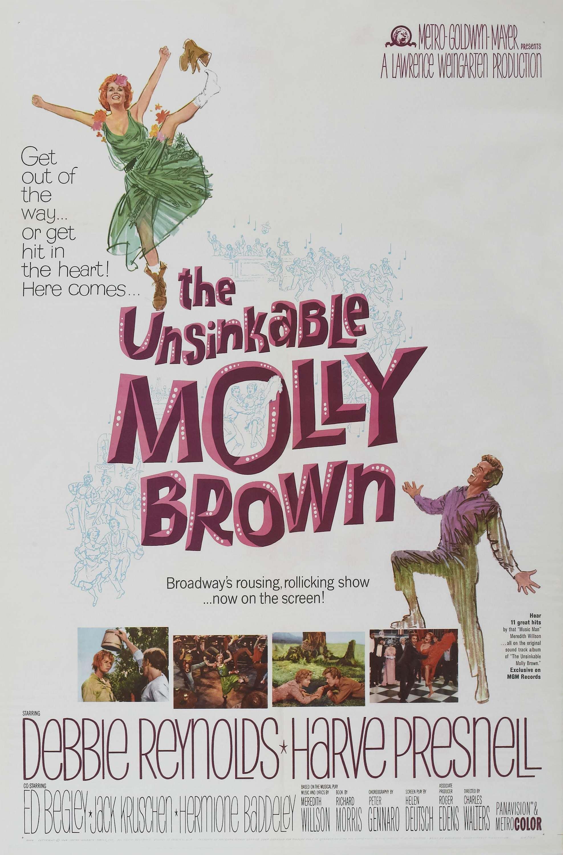 Постер фильма Непотопляемая Молли Браун | Unsinkable Molly Brown