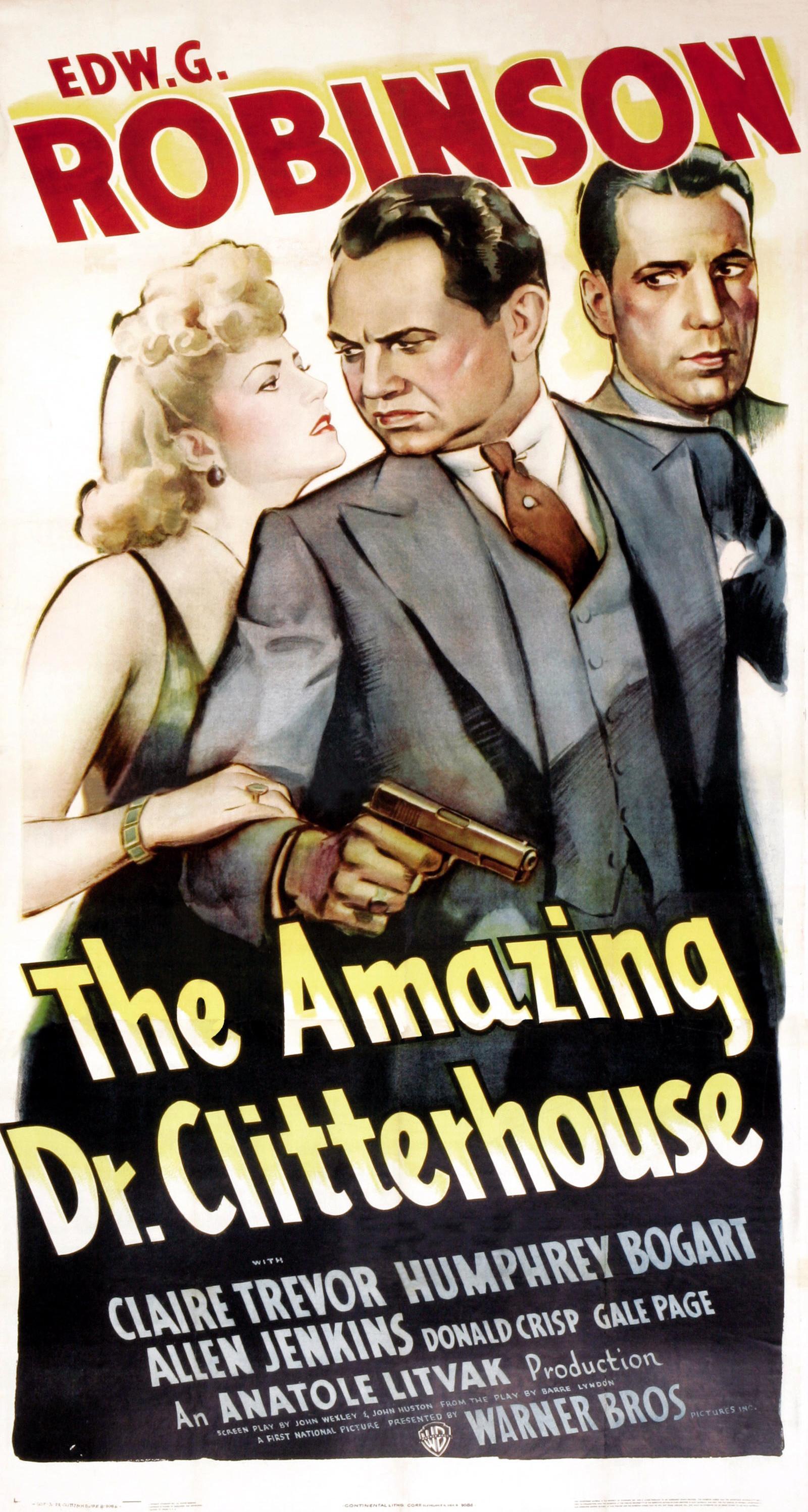 Постер фильма Удивительный доктор Клайттерхаус | Amazing Dr. Clitterhouse