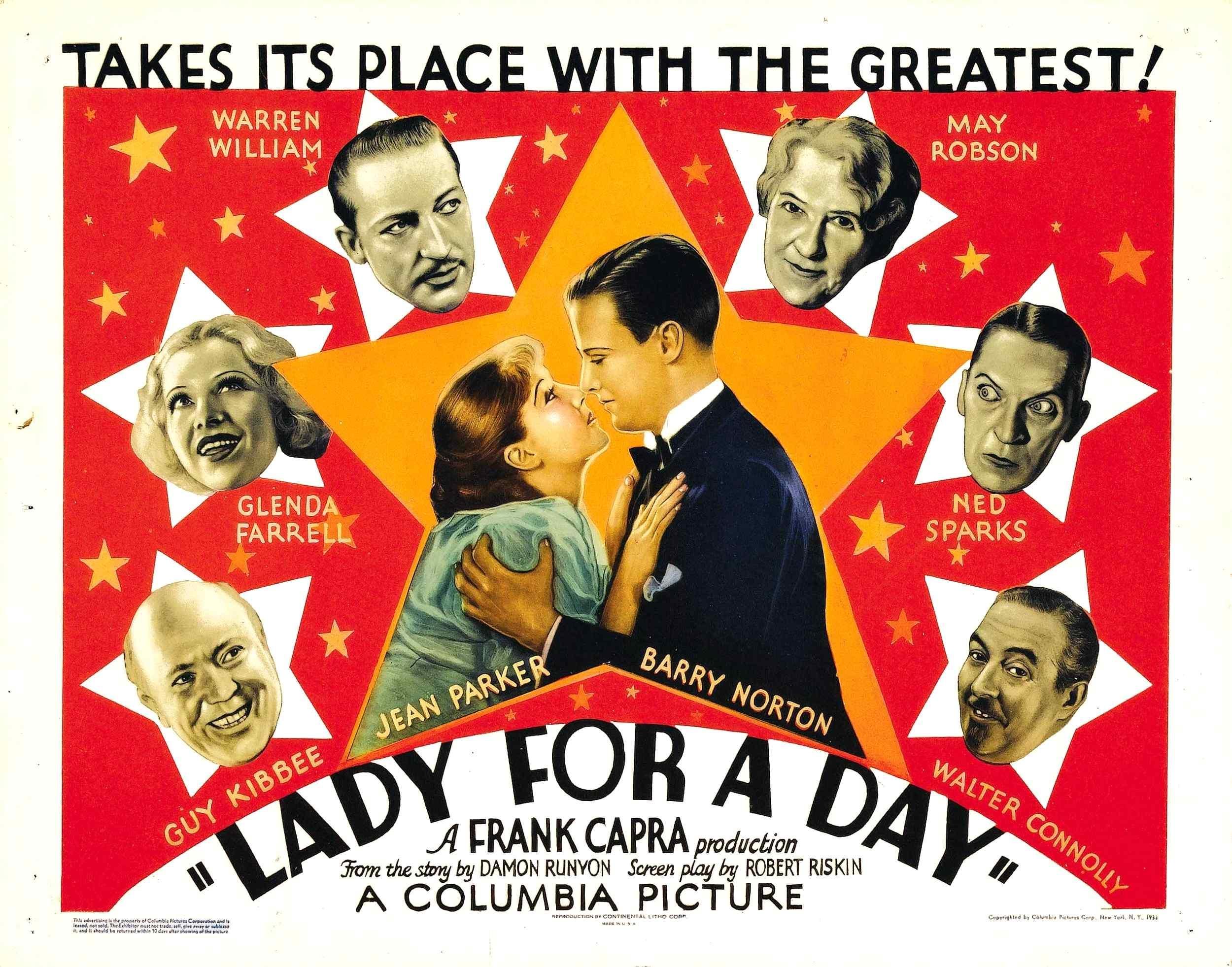 Постер фильма Леди на день | Lady for a Day