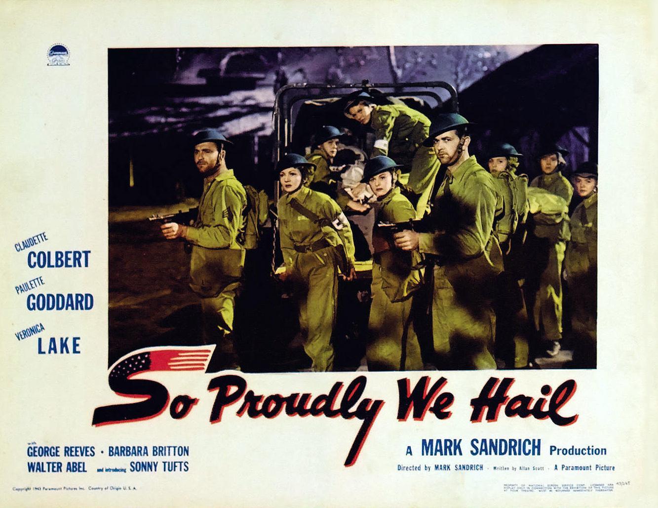 Постер фильма So Proudly We Hail!