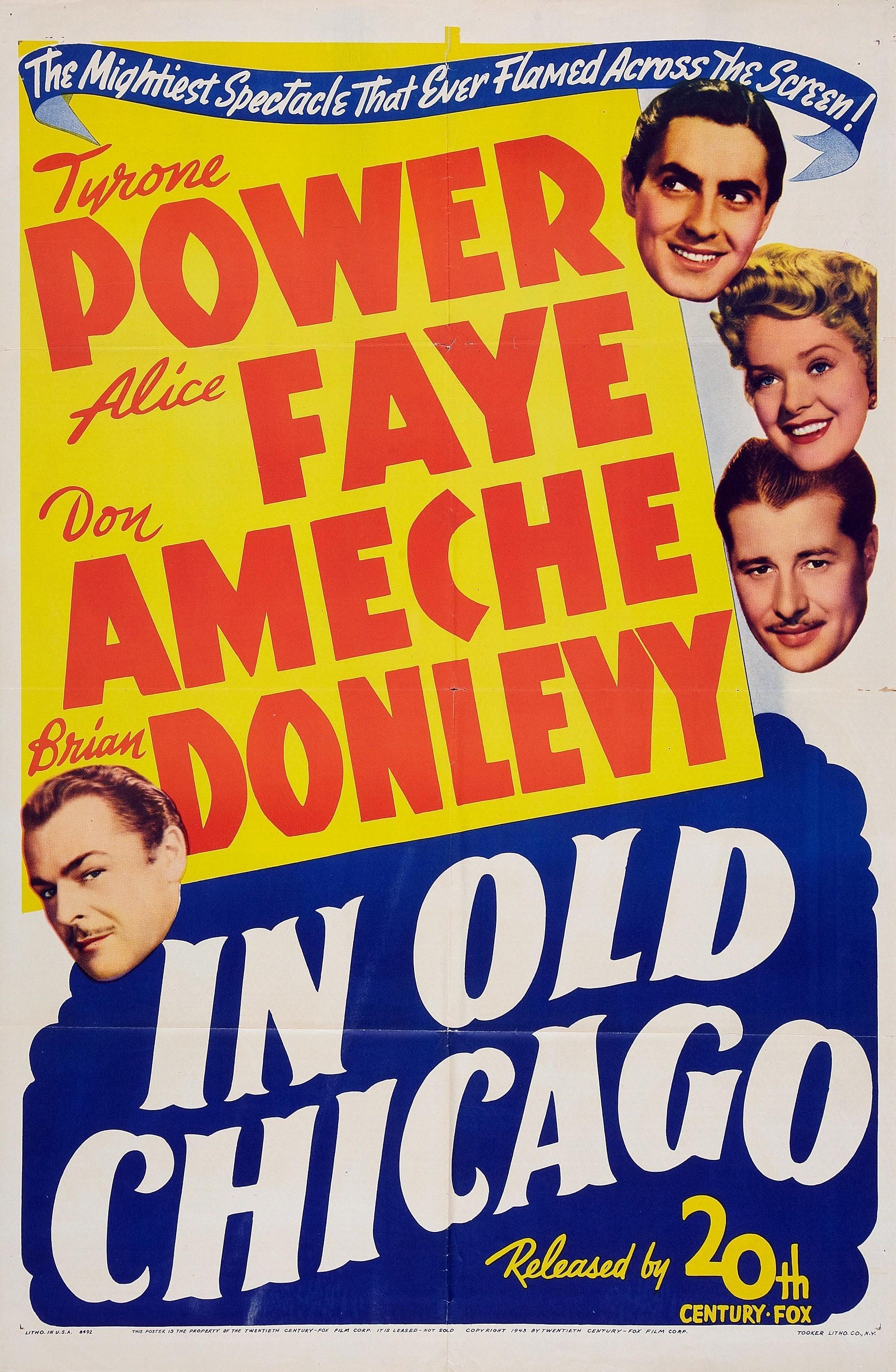Постер фильма В старом Чикаго | In Old Chicago