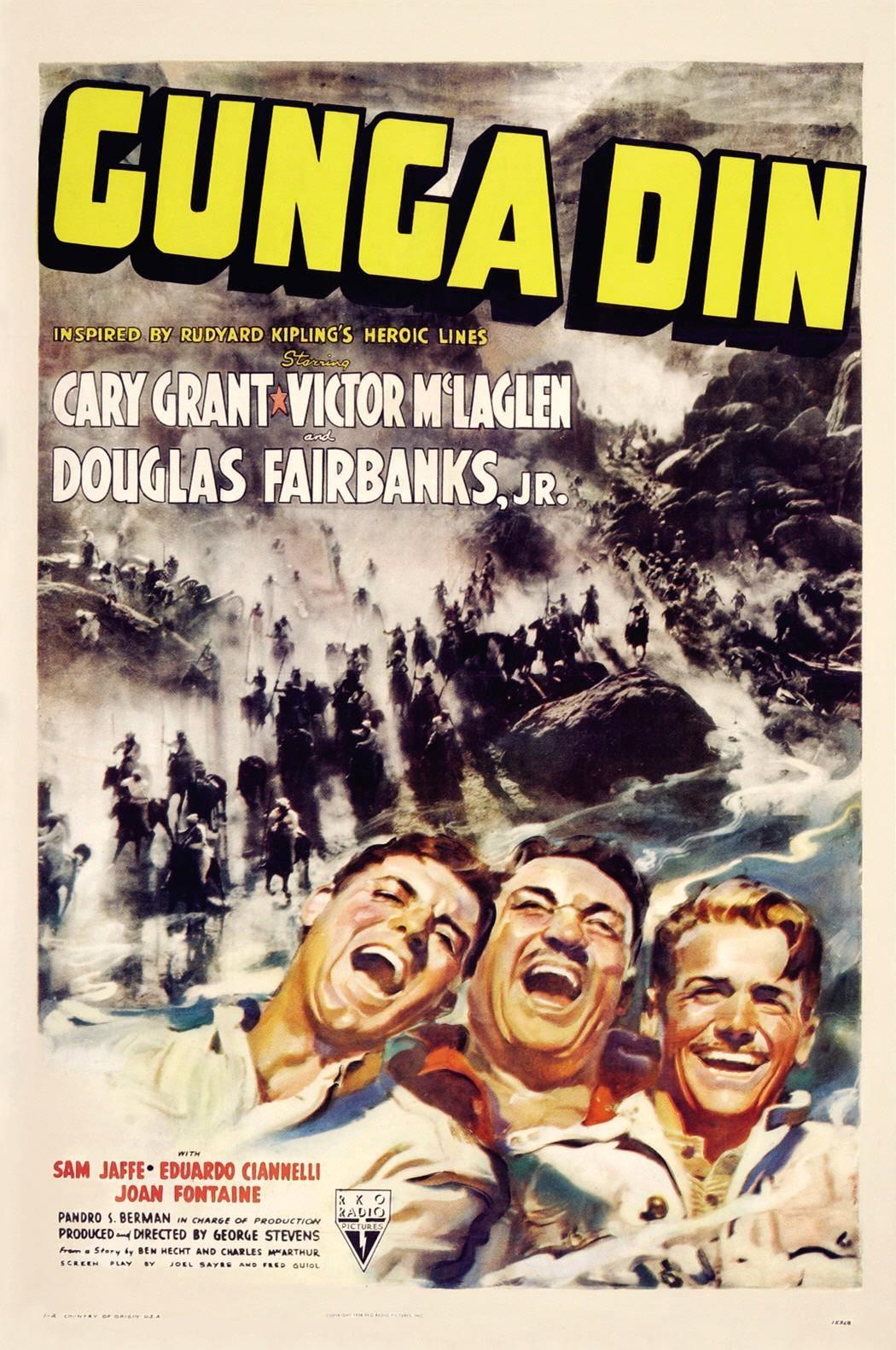 Постер фильма Ганга Дин | Gunga Din