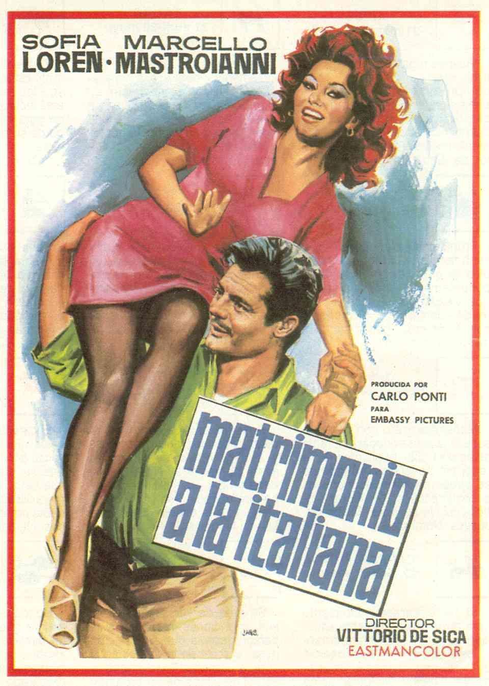 Постер фильма Брак по-итальянски | Matrimonio all'italiana