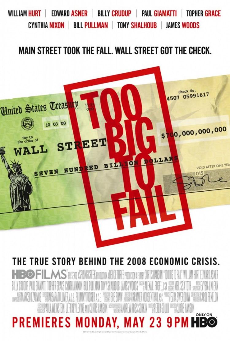 Постер фильма Слишком крут для неудачи | Too Big to Fail