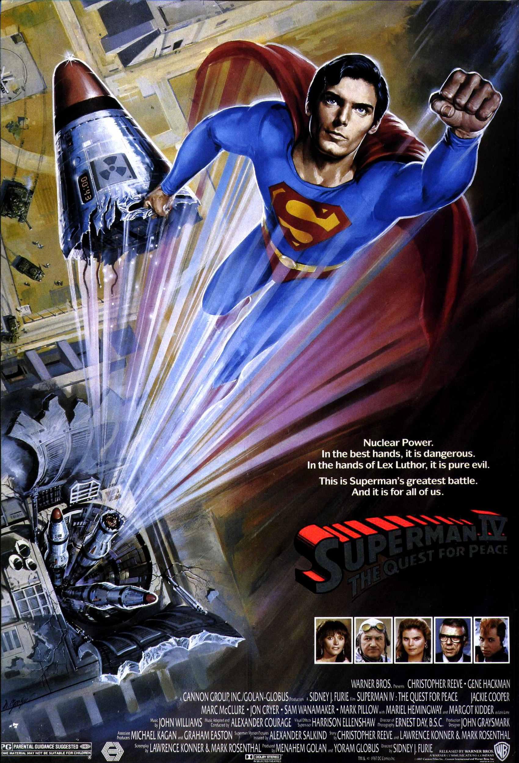 Постер фильма Супермен 4: Борьба за мир | Superman IV: The Quest for Peace