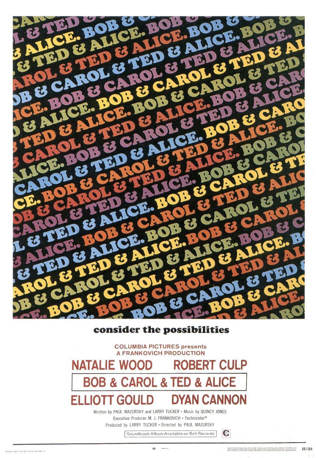 Постер фильма Боб и Кэрол, Тед и Элис | Bob & Carol & Ted & Alice