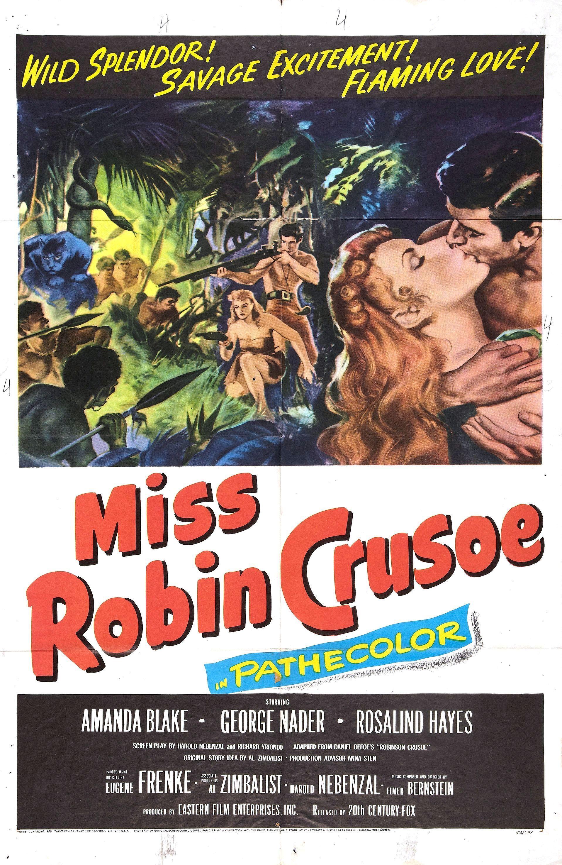 Постер фильма Miss Robin Crusoe