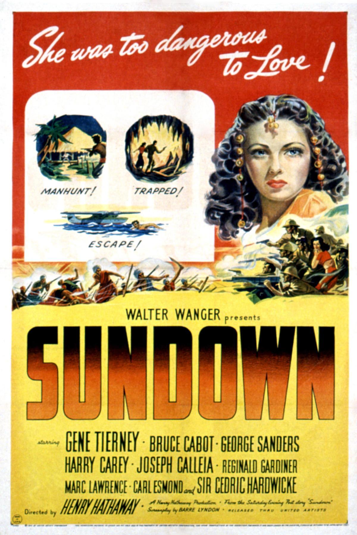 Постер фильма Закат | Sundown