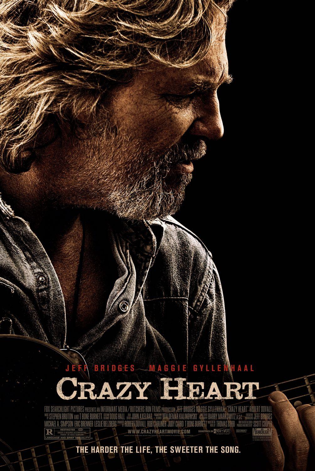 Постер фильма Сумасшедшее сердце | Crazy Heart