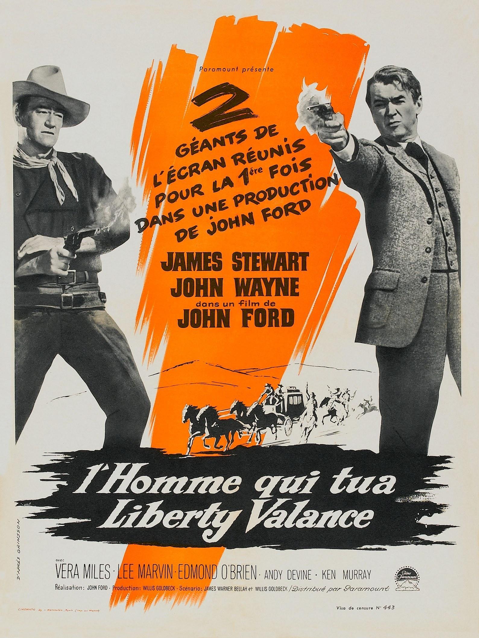 Постер фильма Человек, который убил Либерти Вэлланса | Man Who Shot Liberty Valance