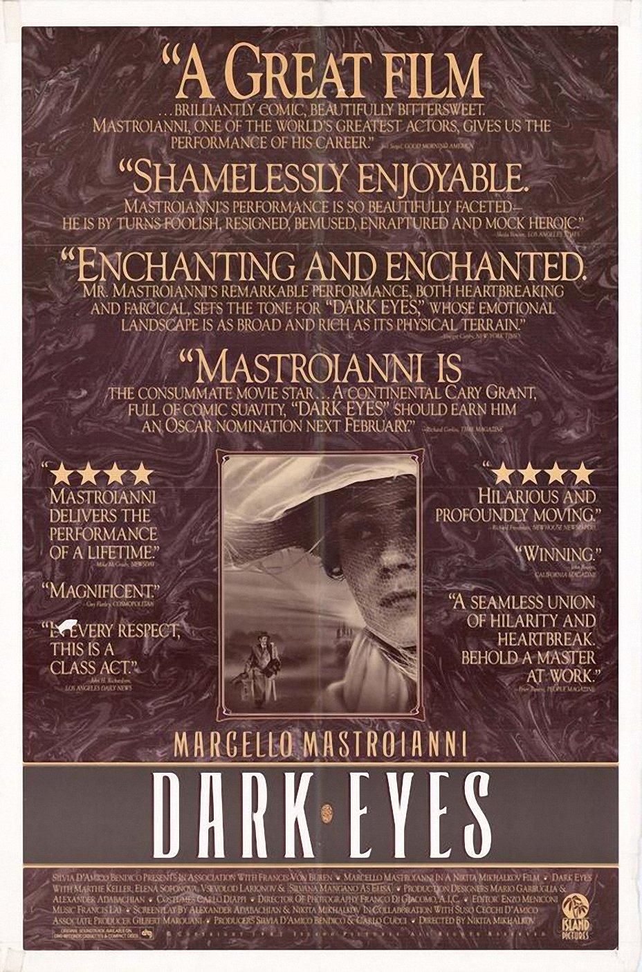 Постер фильма Очи черные | Dark Eyes