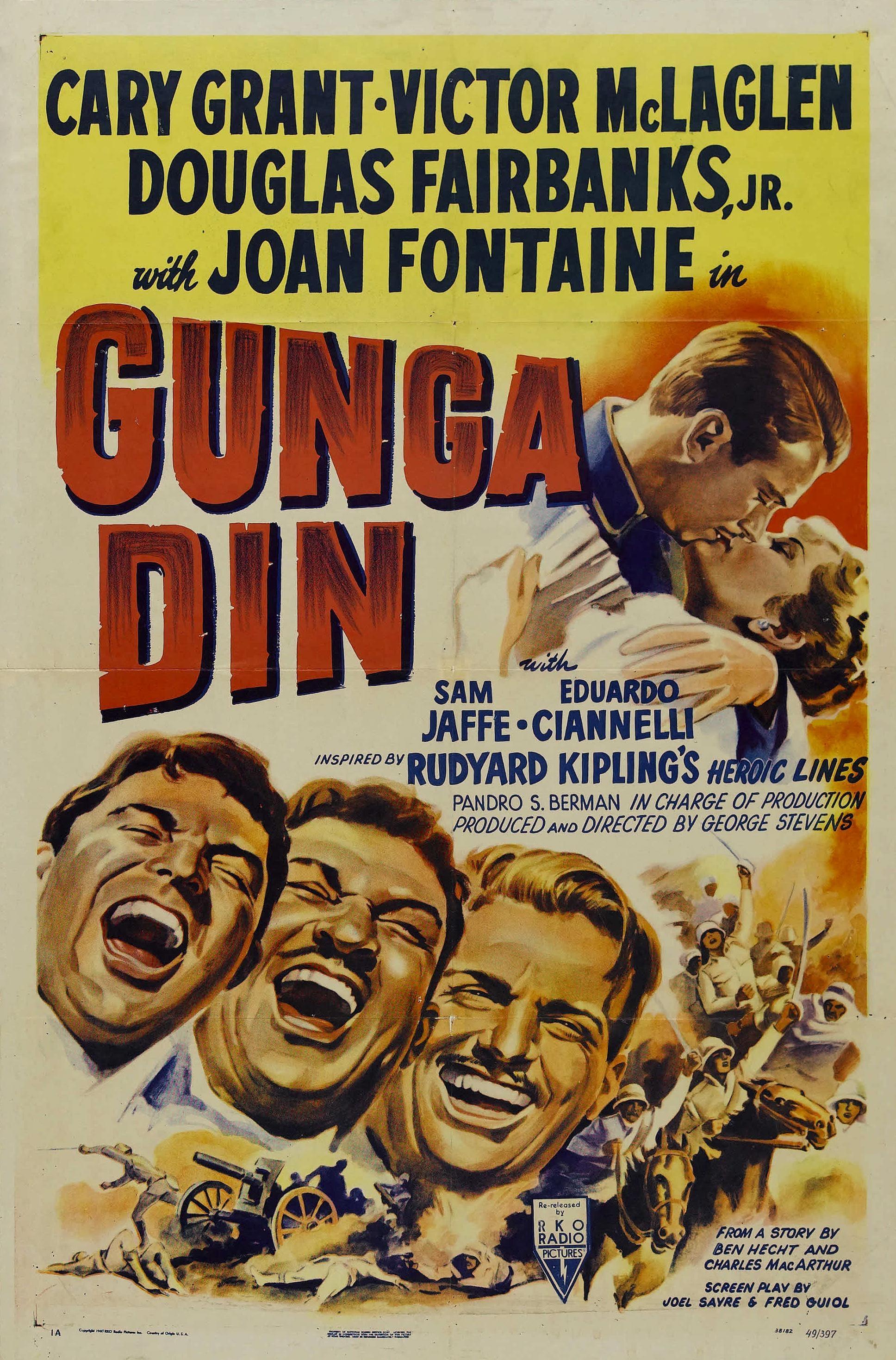 Постер фильма Ганга Дин | Gunga Din