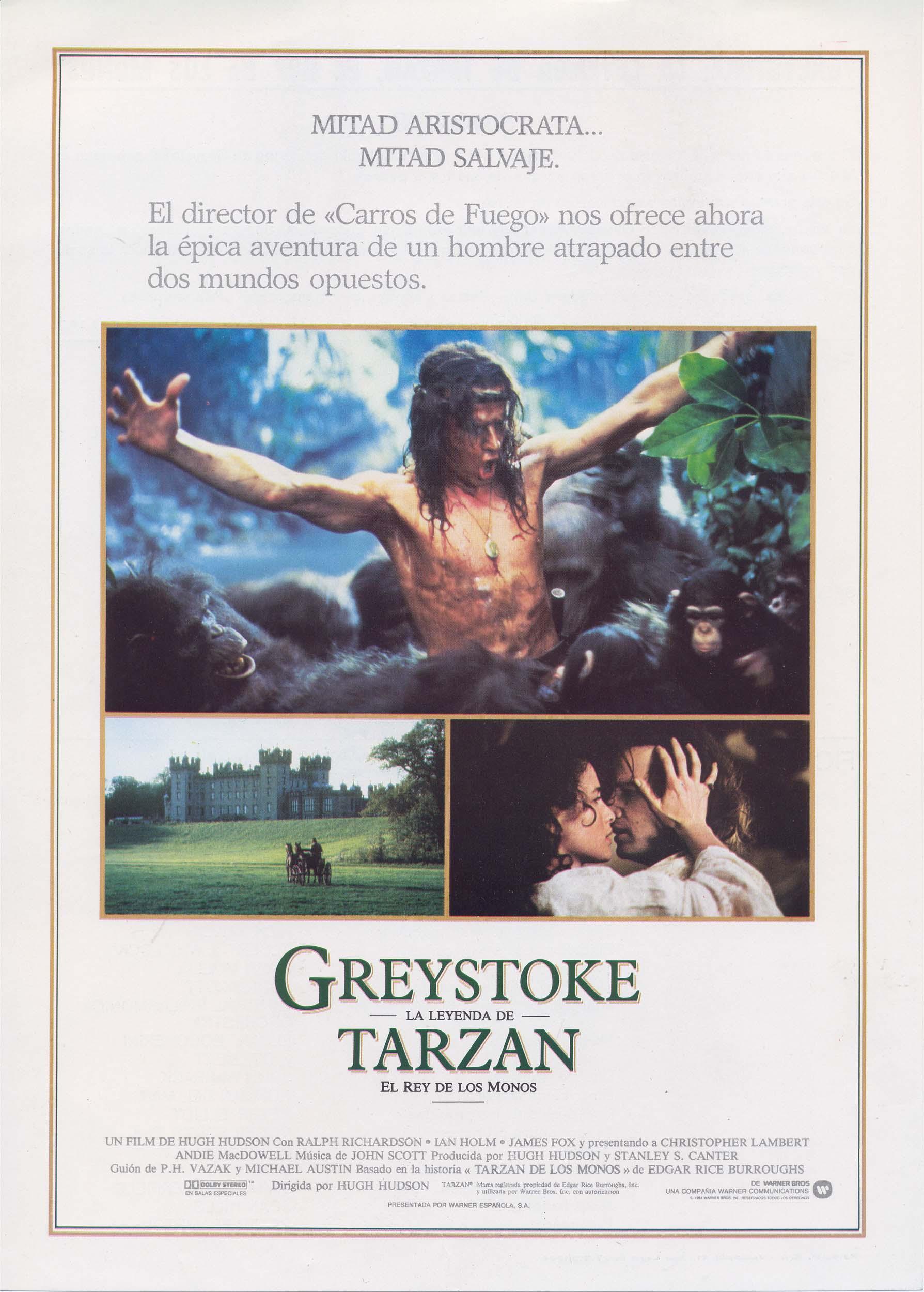 Постер фильма Грейстоук: Легенда о Тарзане | Greystoke: The Legend of Tarzan, Lord of the Apes