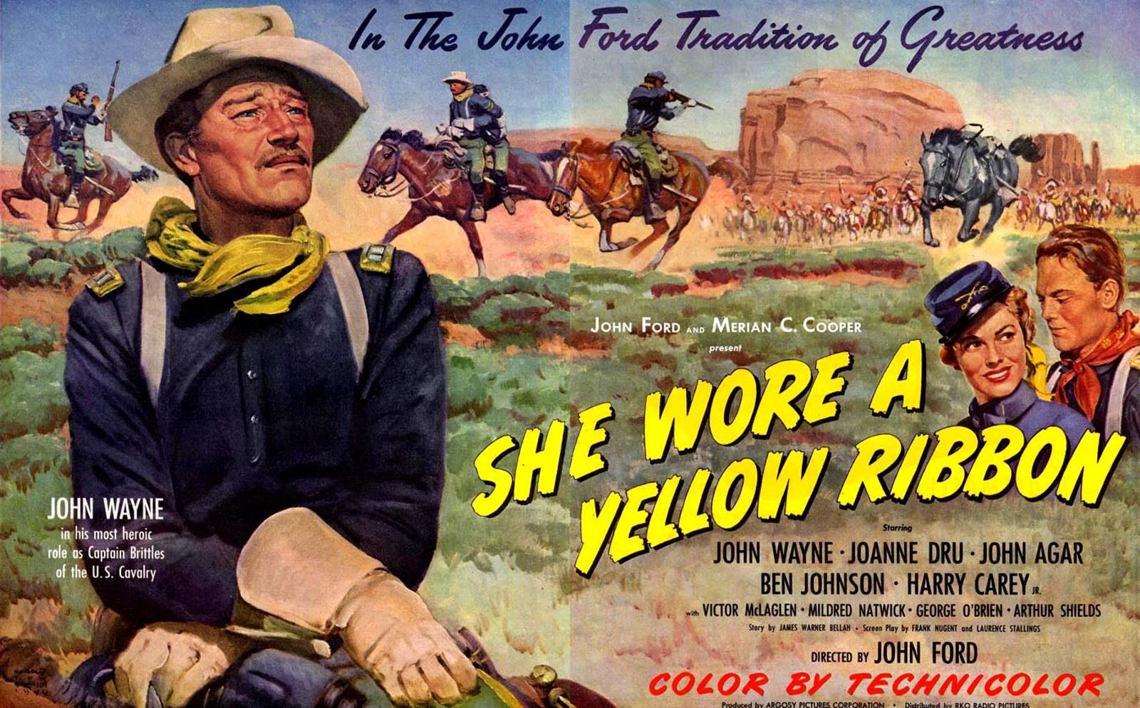 Постер фильма Она носила желтую ленту | She Wore a Yellow Ribbon