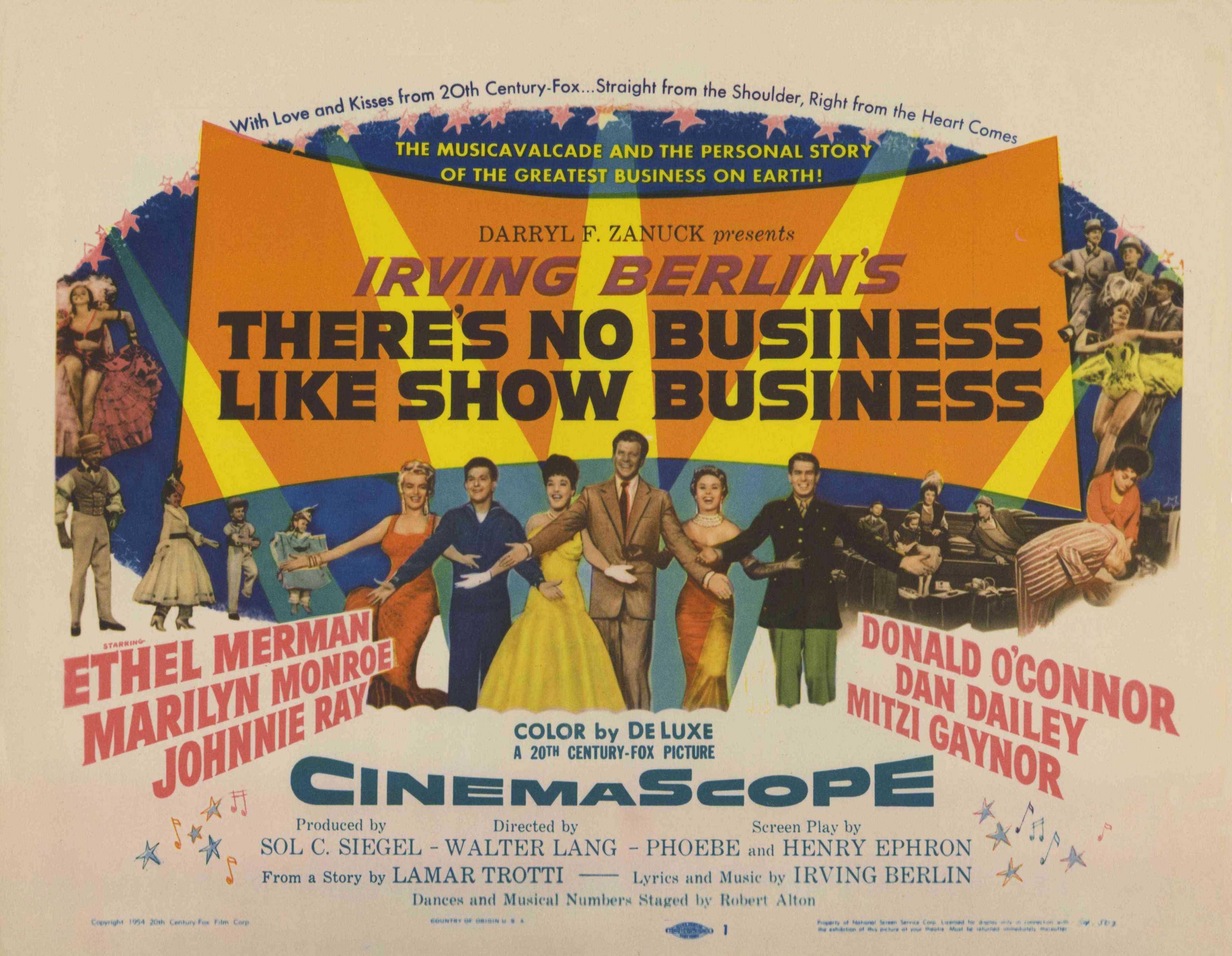 Постер фильма Лучший бизнес — шоу-бизнес | There's No Business Like Show Business