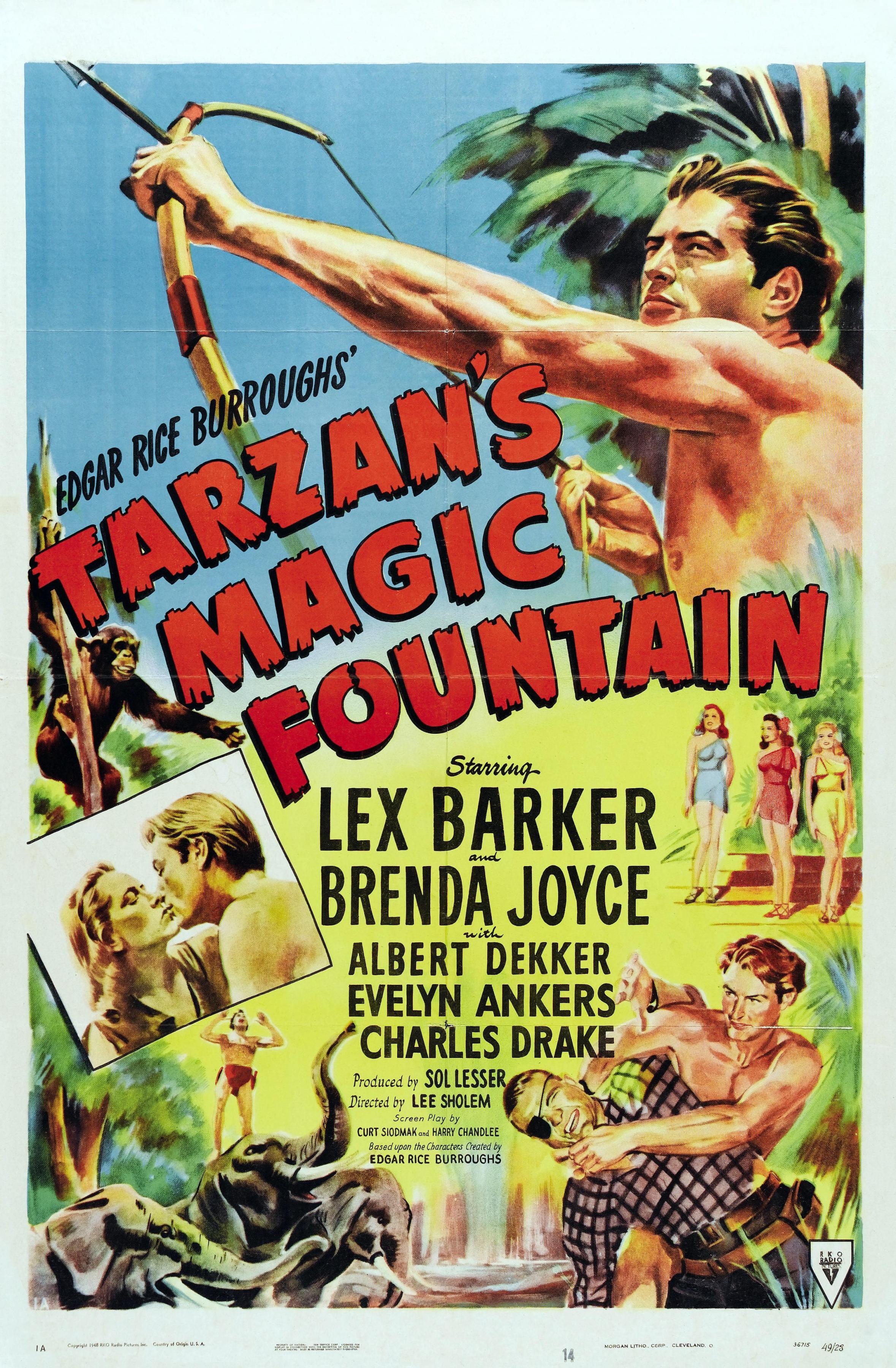 Постер фильма Tarzan's Magic Fountain