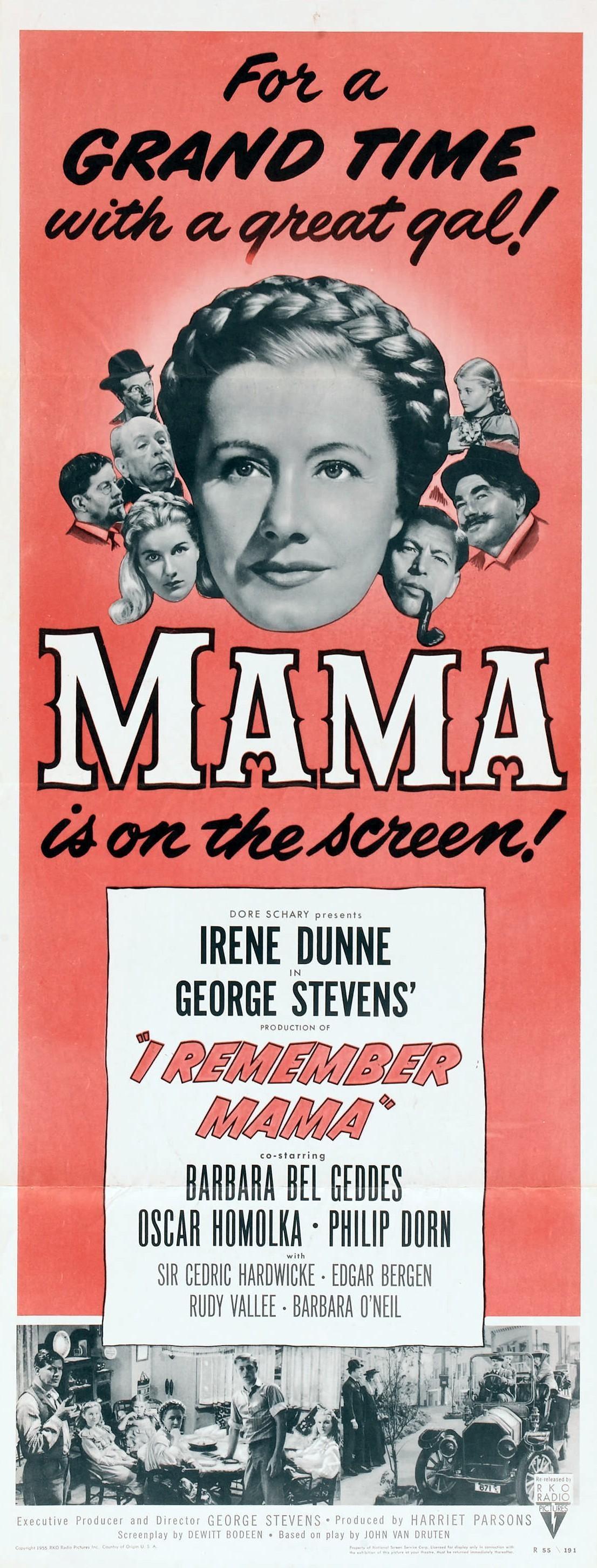 Постер фильма I Remember Mama