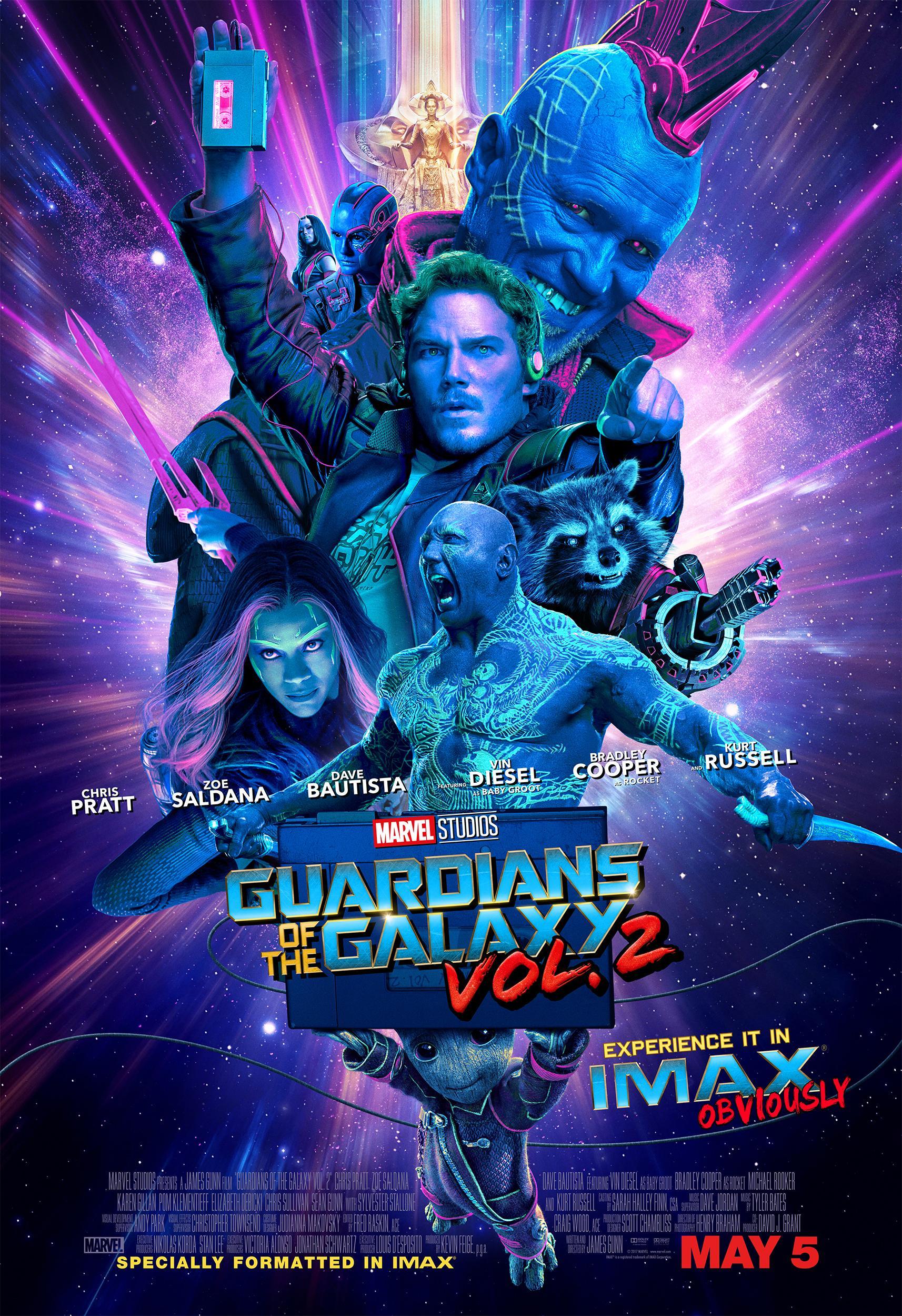 Постер фильма Стражи Галактики. Часть 2 | Guardians of the Galaxy Vol. 2