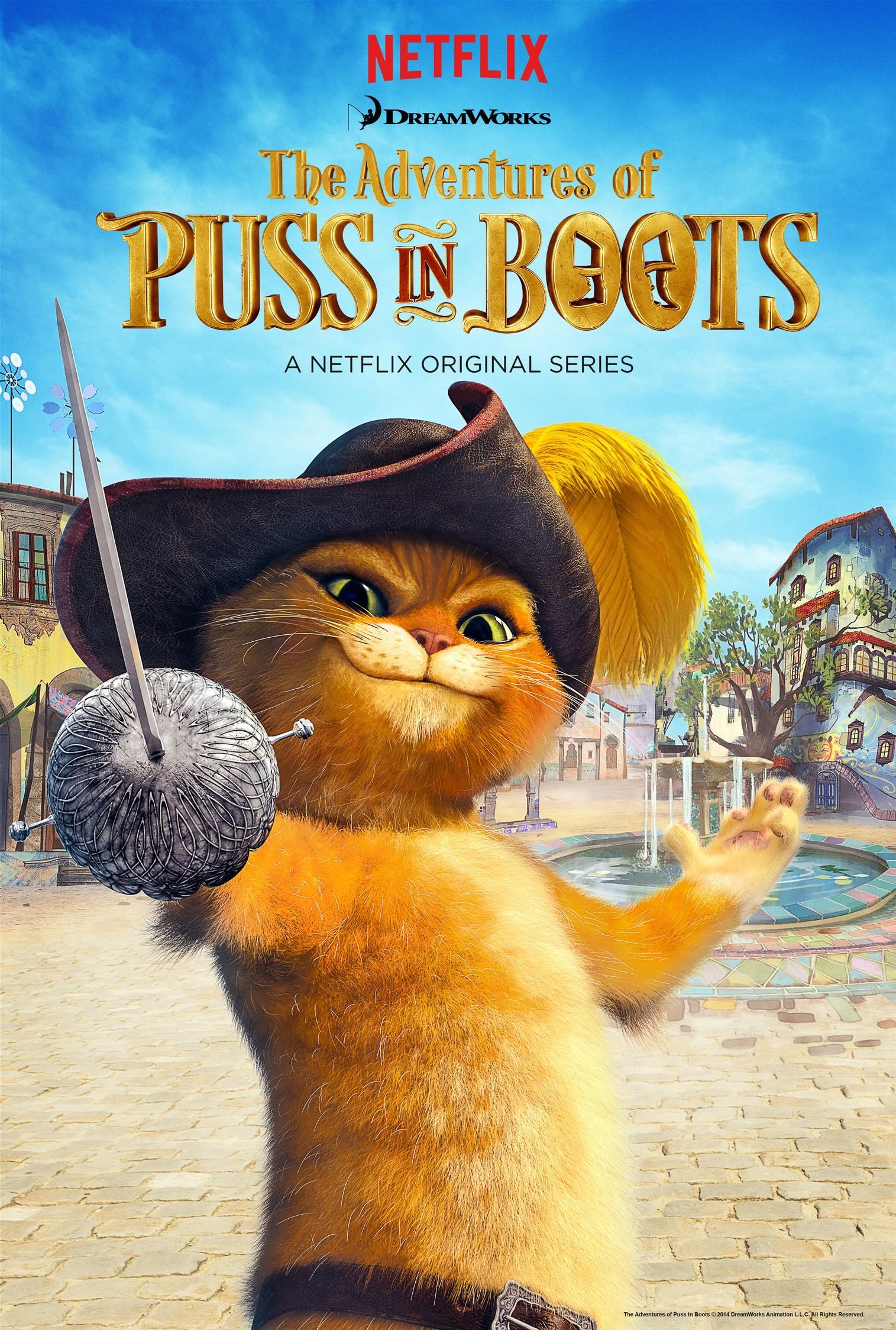 Постер фильма Приключения Кота в сапогах | Adventures of Puss in Boots