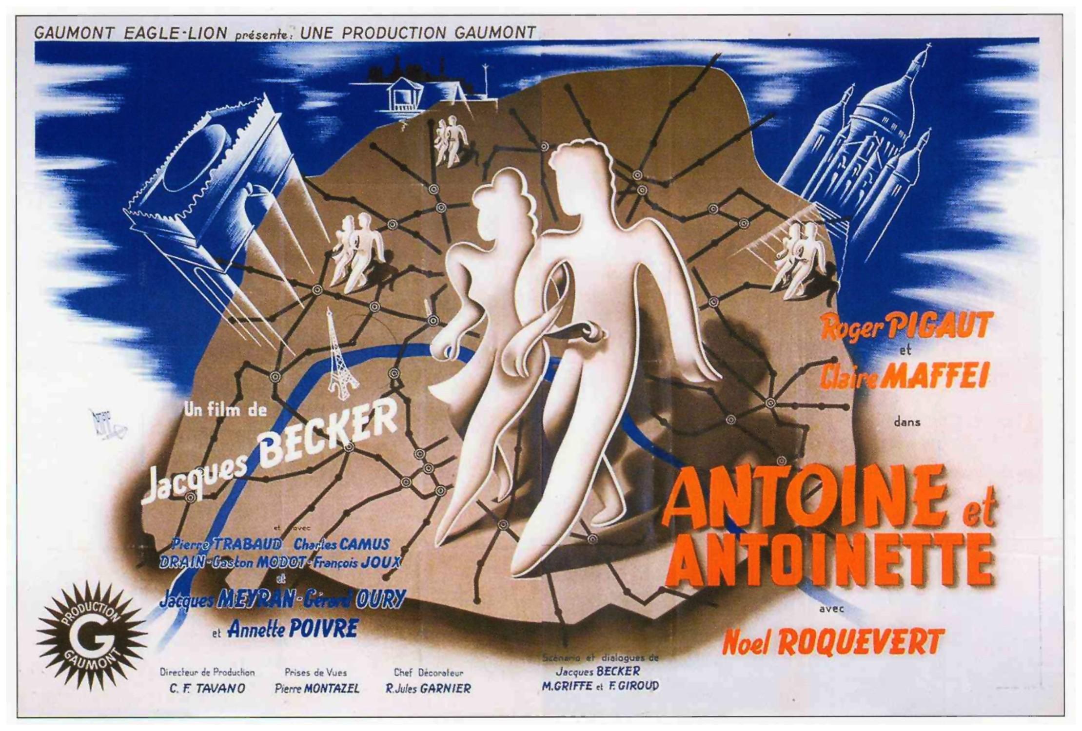 Постер фильма Антуан и Антуанетта | Antoine et Antoinette