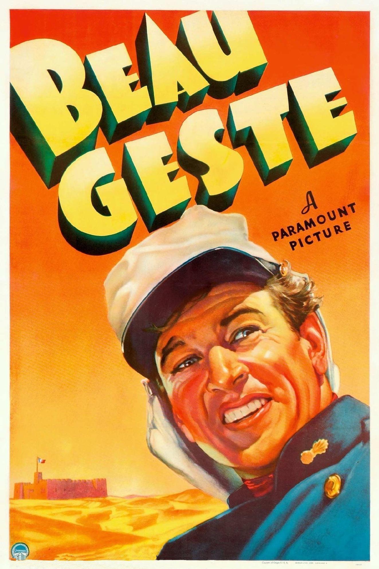 Постер фильма Красавчик Жест | Beau Geste