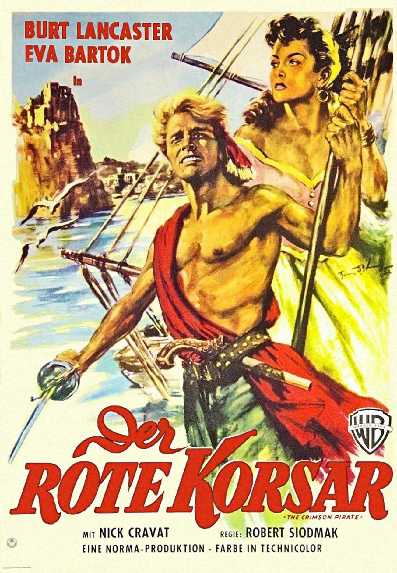Постер фильма Красный Корсар | Crimson Pirate