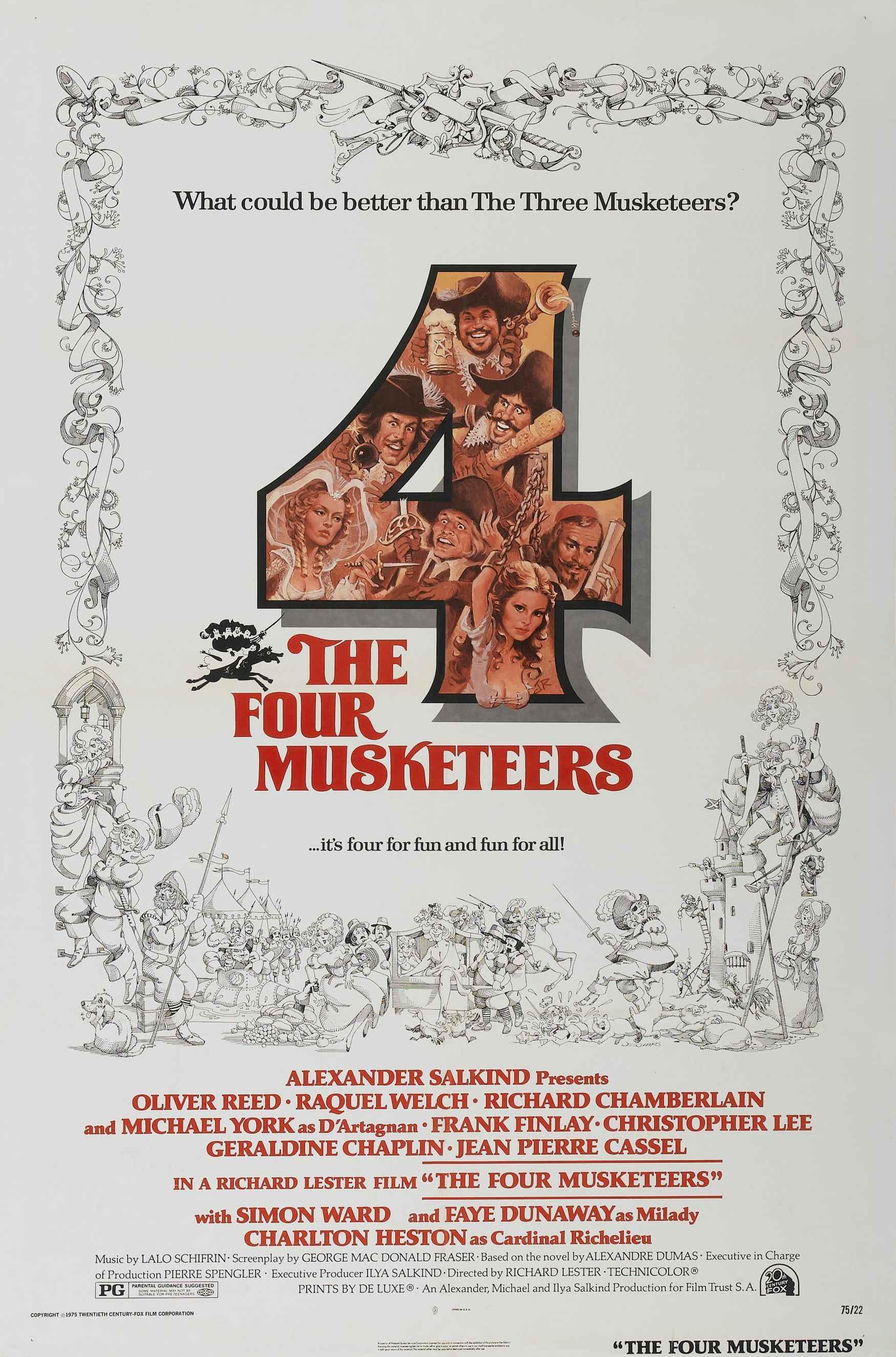 Постер фильма Четыре мушкетера | Four Musketeers