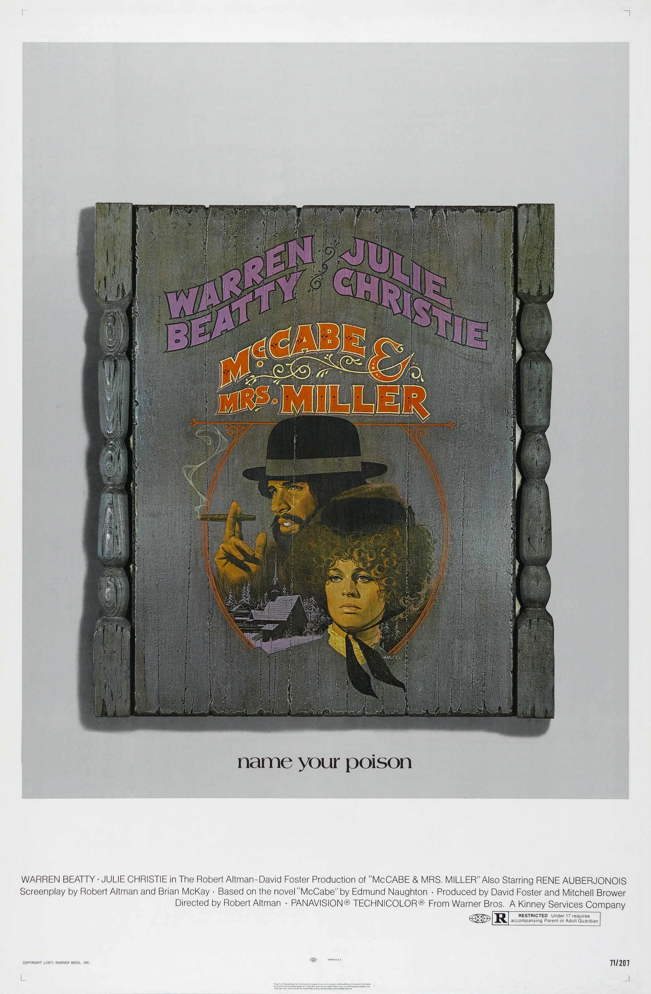 Постер фильма МакКейб и миссис Миллер | McCabe & Mrs. Miller (1971)