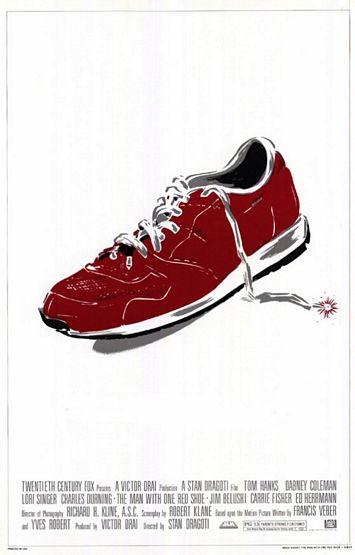 Постер фильма Человек в красном ботинке | Man with One Red Shoe