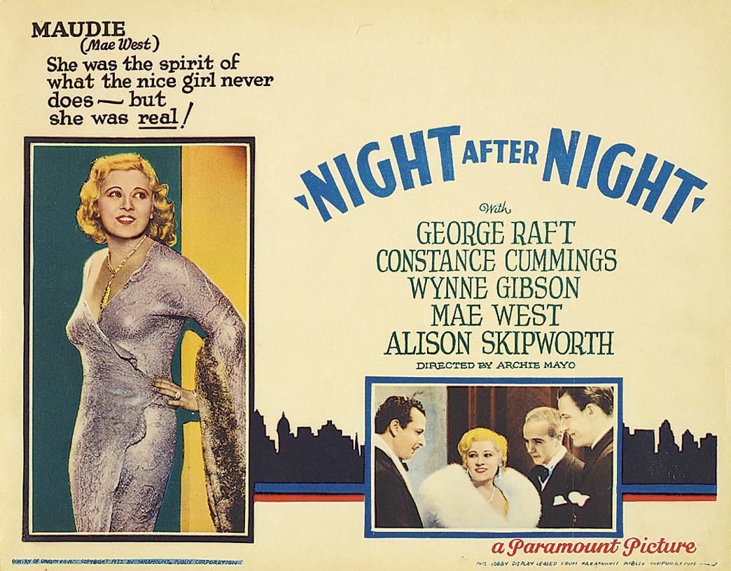 Постер фильма Night After Night