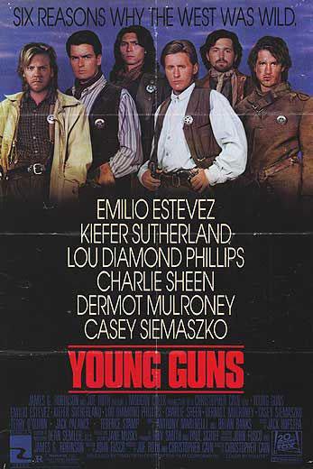 Постер фильма Молодые стрелки | Young Guns