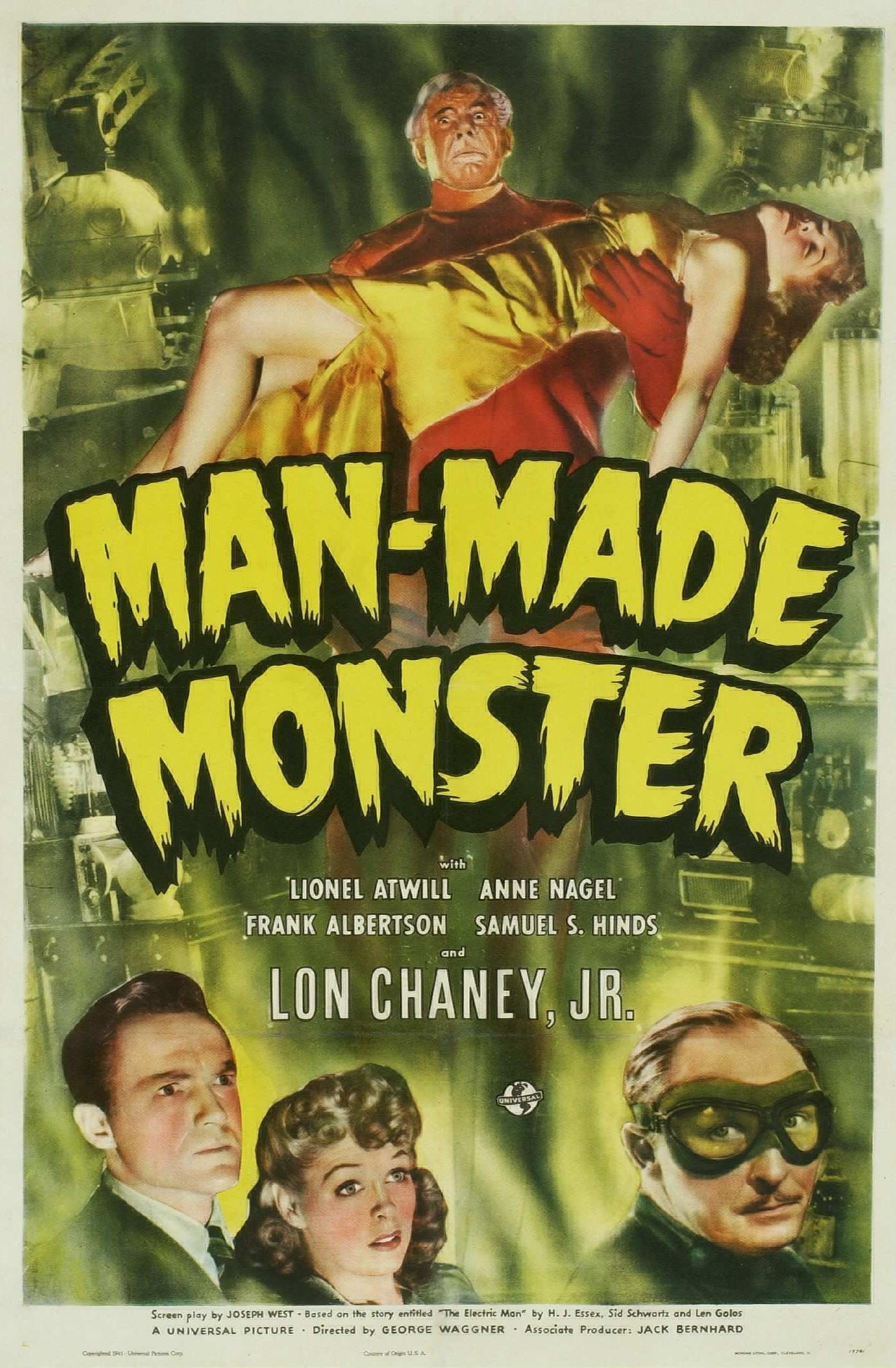 Постер фильма Man Made Monster