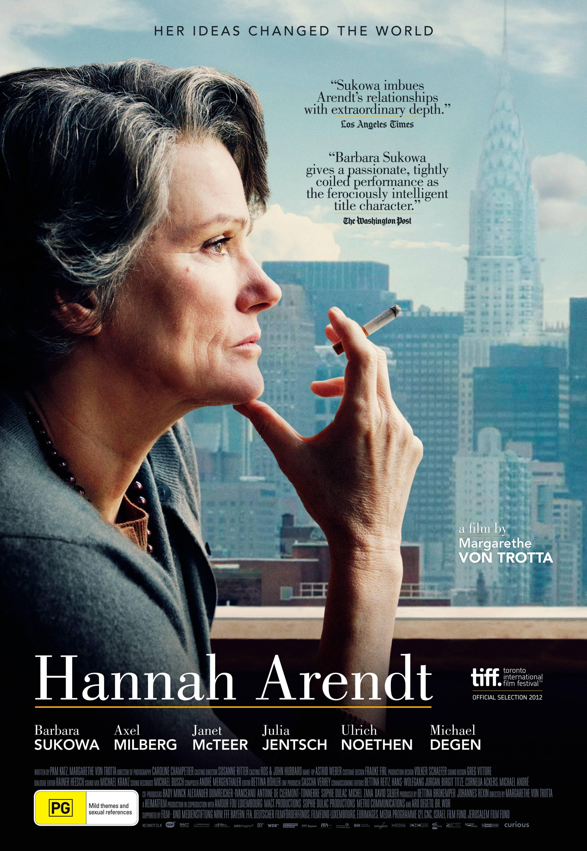 Постер фильма Ханна Арендт | Hannah Arendt