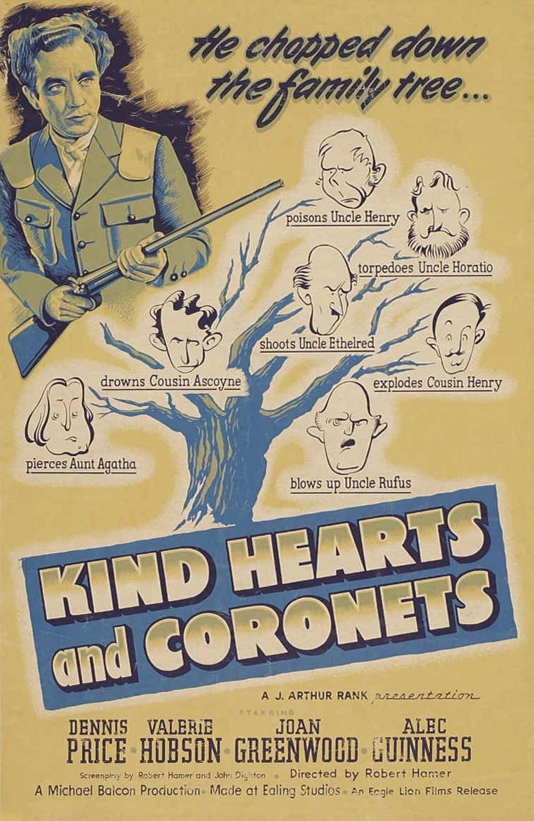 Постер фильма Добрые сердца и короны | Kind Hearts and Coronets