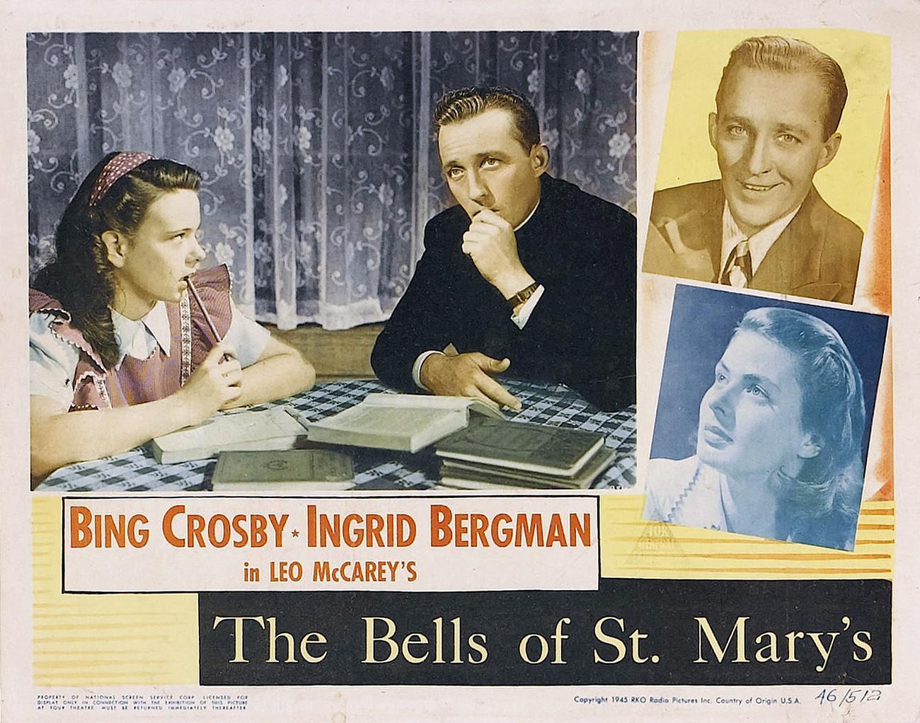 Постер фильма Колокола Святой Марии | Bells of St. Mary's