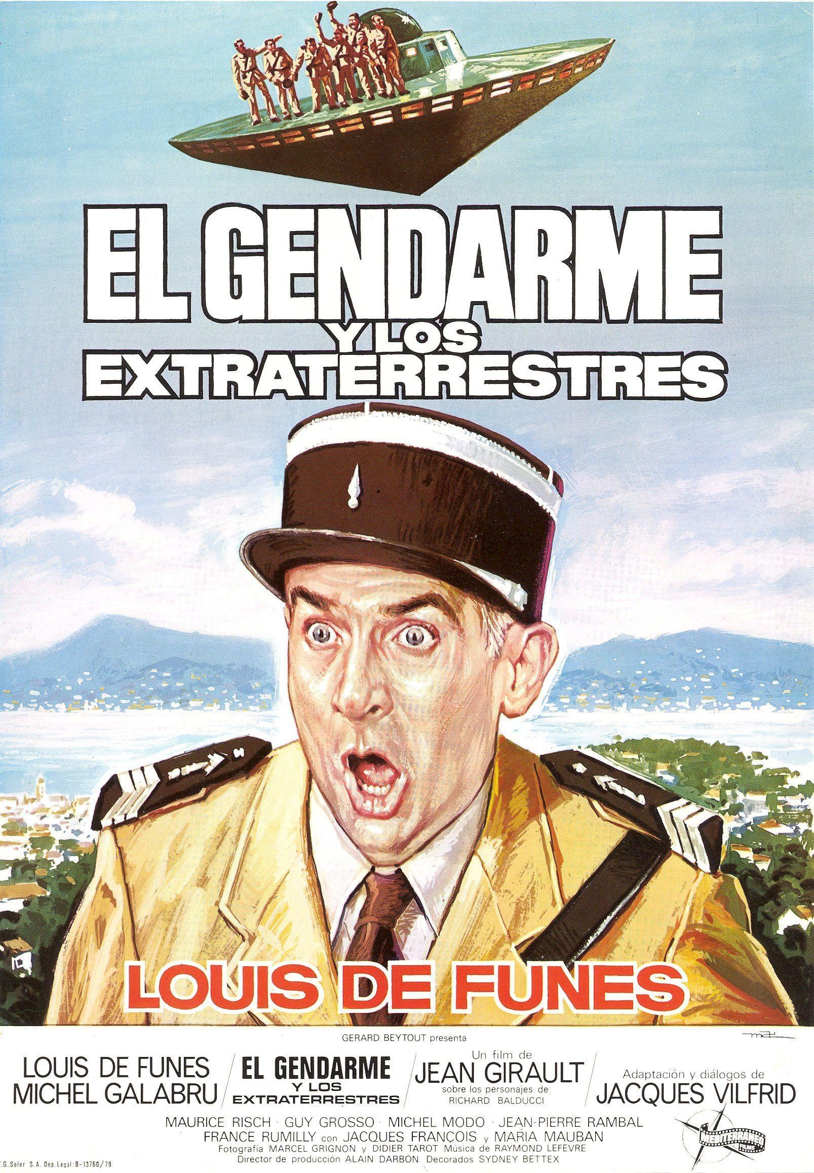 Постер фильма Жандарм и инопланетяне | gendarme et les extra-terrestres